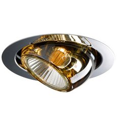 Точечный светильник с арматурой хрома цвета, стеклянными плафонами FABBIAN D57 F01 04