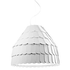 Светильник с арматурой белого цвета, пластиковыми плафонами FABBIAN F12 A01 01