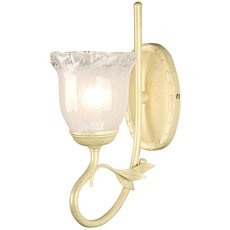 Светильник для ванной комнаты с арматурой цвета слоновая кость Elstead Lighting BATH/OV1 I/GOLD
