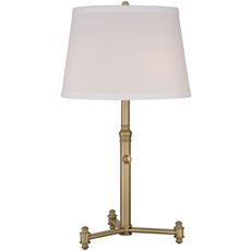 Настольная лампа с арматурой латуни цвета Quoizel QZ/SOUTHWAY/TL