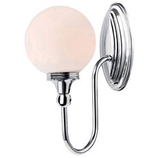 Светильник для ванной комнаты с арматурой никеля цвета, плафонами белого цвета Elstead Lighting BATH/BLAKE4 PN