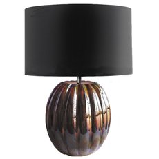 Настольная лампа с текстильными плафонами чёрного цвета Natural Concepts NC-CORAL4-TL