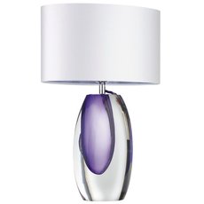 Настольная лампа с текстильными плафонами белого цвета Natural Concepts NC-LAVA7-TL