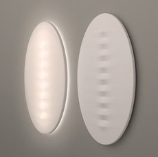 Бра с арматурой белого цвета, пластиковыми плафонами Foscarini 284005-10