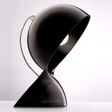 Настольная лампа с арматурой чёрного цвета, плафонами чёрного цвета Artemide 1466030A (Vico Magistretti)