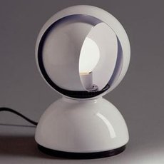 Настольная лампа с арматурой белого цвета, пластиковыми плафонами Artemide 0028010A (Vico Magistretti)