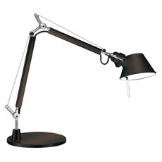 Настольная лампа с арматурой чёрного цвета, плафонами чёрного цвета Artemide A011830 (MICRO)
