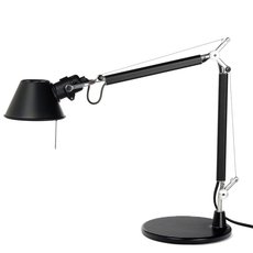Настольная лампа с плафонами чёрного цвета Artemide A005940+A008610 (MINI)