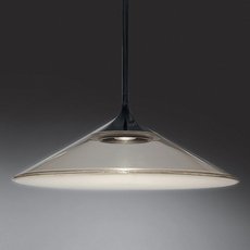 Светильник с арматурой чёрного цвета, плафонами прозрачного цвета Artemide 0352030A (Norman Foster)