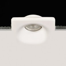 Точечный светильник с гипсовыми плафонами белого цвета ACB ILUMINACION 3409/12 (P34091B)