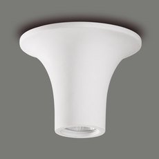Точечный светильник с гипсовыми плафонами белого цвета ACB ILUMINACION 3358/13 (P33582B)