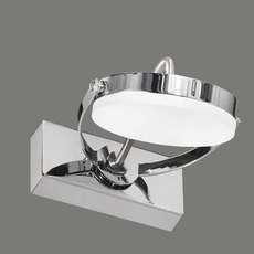 Светильник для ванной комнаты с арматурой хрома цвета, плафонами белого цвета ACB ILUMINACION 4087/B1 (R487B1C)