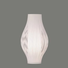Настольная лампа с текстильными плафонами белого цвета ACB ILUMINACION 3054/50 (S30541B)