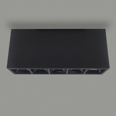 Точечный светильник с арматурой чёрного цвета, плафонами чёрного цвета ACB ILUMINACION 3768/15 (P376810N)