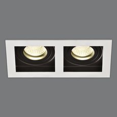 Точечный светильник с арматурой белого цвета, металлическими плафонами ACB ILUMINACION 3679/2 (P36792B)
