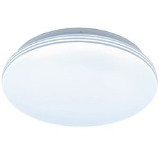 Настенно-потолочный светильник с арматурой хрома цвета, плафонами белого цвета Citilux CL714R18N