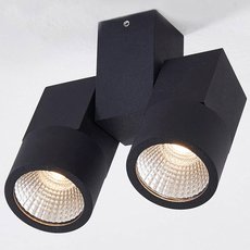 Точечный светильник с арматурой чёрного цвета, металлическими плафонами Citilux CL556102