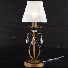 Настольная лампа с арматурой бронзы цвета, текстильными плафонами Citilux CL411811