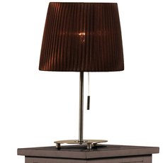 Настольная лампа с текстильными плафонами коричневого цвета Citilux CL913812