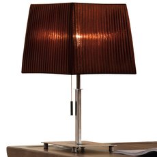 Настольная лампа с арматурой хрома цвета, текстильными плафонами Citilux CL914812