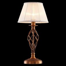 Настольная лампа с арматурой бронзы цвета, текстильными плафонами Citilux CL427811