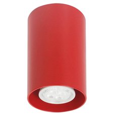 Точечный светильник с арматурой красного цвета АртПром Tubo6 P1 09