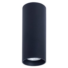 Точечный светильник с арматурой чёрного цвета, плафонами чёрного цвета АртПром Tubo8 P2 12