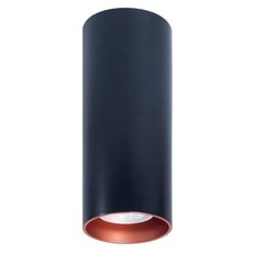 Точечный светильник с арматурой чёрного цвета, металлическими плафонами АртПром Tubo8 P2 12 R