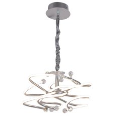 Светильник с арматурой серебряного цвета, плафонами белого цвета Favourite 2385-10P
