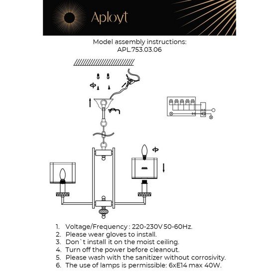 Podvesnaya lyustra aployt flavi apl 753 03 06 1