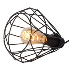 Настольная лампа с арматурой чёрного цвета, металлическими плафонами Lucide 78585/01/30
