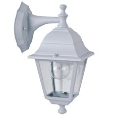 Светильник для уличного освещения с арматурой белого цвета, стеклянными плафонами Favourite 1815-1W