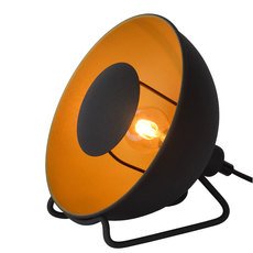 Настольная лампа с арматурой чёрного цвета, плафонами чёрного цвета Lucide 05530/20/30