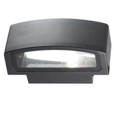 Светильник для уличного освещения с стеклянными плафонами прозрачного цвета Ideal Lux ANDROMEDA AP1 NERO