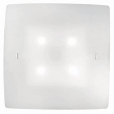 Настенно-потолочный светильник с стеклянными плафонами белого цвета Ideal Lux CELINE PL4