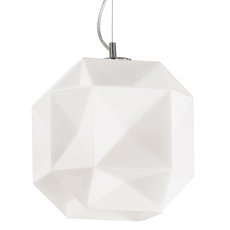 Светильник с арматурой хрома цвета, плафонами белого цвета Ideal Lux DIAMOND SP1 MEDIUM