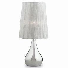 Настольная лампа с арматурой хрома цвета Ideal Lux ETERNITY TL1 SMALL