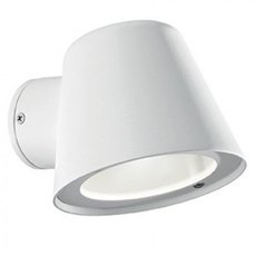 Светильник для уличного освещения с арматурой белого цвета, пластиковыми плафонами Ideal Lux GAS AP1 BIANCO