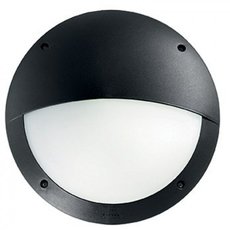 Светильник для уличного освещения с плафонами белого цвета Ideal Lux LUCIA-2 AP1 NERO