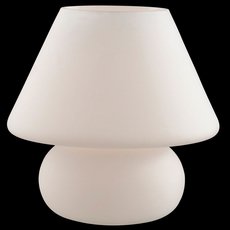 Настольная лампа с арматурой белого цвета, пластиковыми плафонами Ideal Lux PRATO TL1 BIG BIANCO