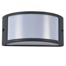 Светильник для уличного освещения с арматурой серого цвета Ideal Lux REX-1 AP1 ANTRACITE