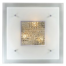 Настенно-потолочный светильник с стеклянными плафонами белого цвета Ideal Lux STENO PL3