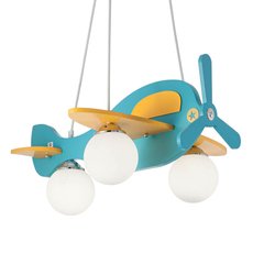 Детский светильник с арматурой синего цвета Ideal Lux AVION-1 SP3