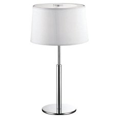 Настольная лампа с плафонами белого цвета Ideal Lux HILTON TL1 BIANCO