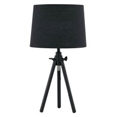 Настольная лампа с плафонами чёрного цвета Ideal Lux YORK TL1 NERO