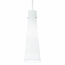 Светильник с арматурой хрома цвета, плафонами белого цвета Ideal Lux KUKY SP1 BIANCO