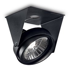 Точечный светильник с арматурой чёрного цвета Ideal Lux CHANNEL D14