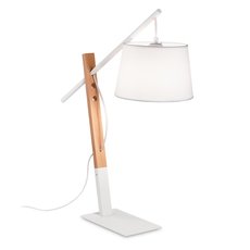 Настольная лампа с текстильными плафонами Ideal Lux EMINENT TL1 BIANCO