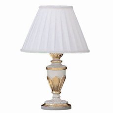 Настольная лампа с плафонами белого цвета Ideal Lux FIRENZE TL1 BIANCO ANTICO