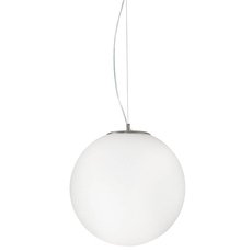 Светильник с арматурой никеля цвета, плафонами белого цвета Ideal Lux MAPA SP1 D50 RIGA